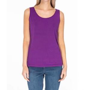 NEW MULTIPLES watch it fall scoop tank in eggplant